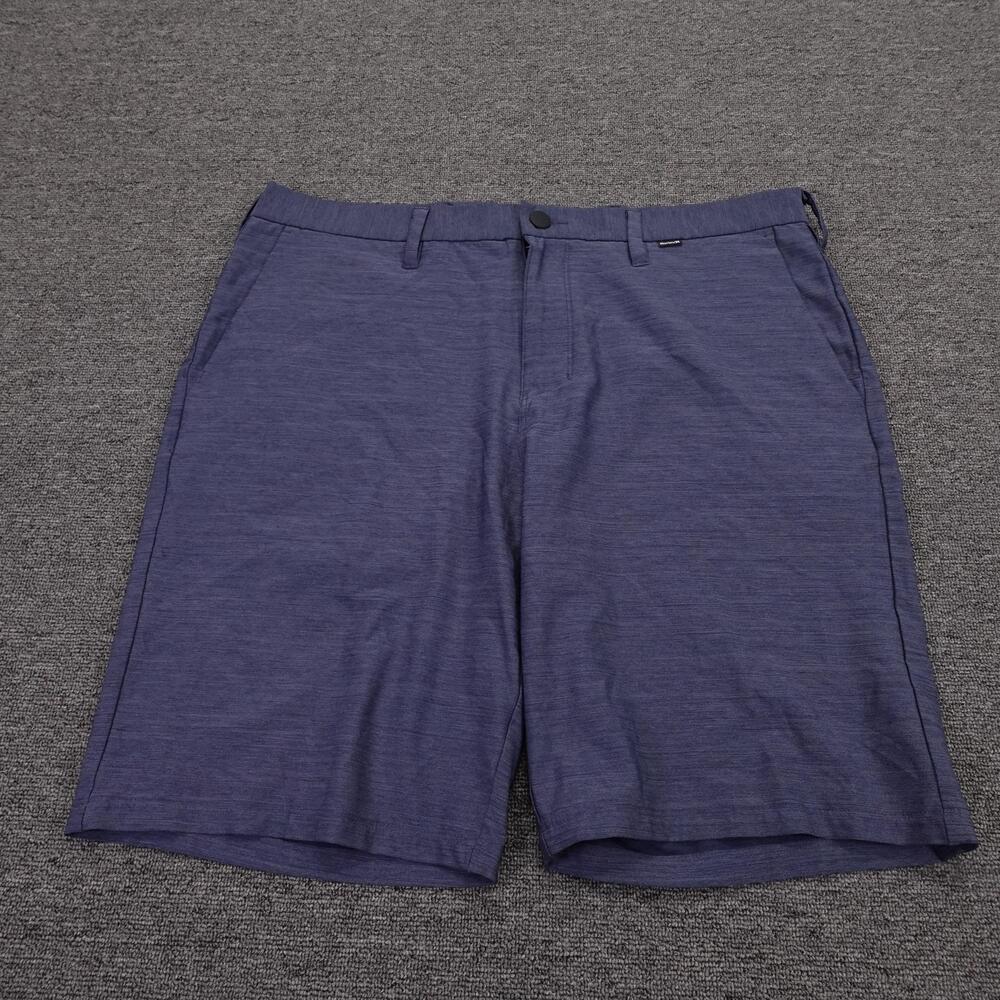 Hurley Shorts Mens 36 Blue Nike Dri-FIT Golf Chino 11 Inseam Lightweight